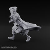 Hood Pulling Sneaking Human Noble Miniature for Dungeons and Dragons, Pathfinder or other TTRPGs