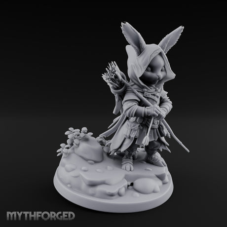 Hooded Bow Clutching Rabbitfolk Ranger gallery 3