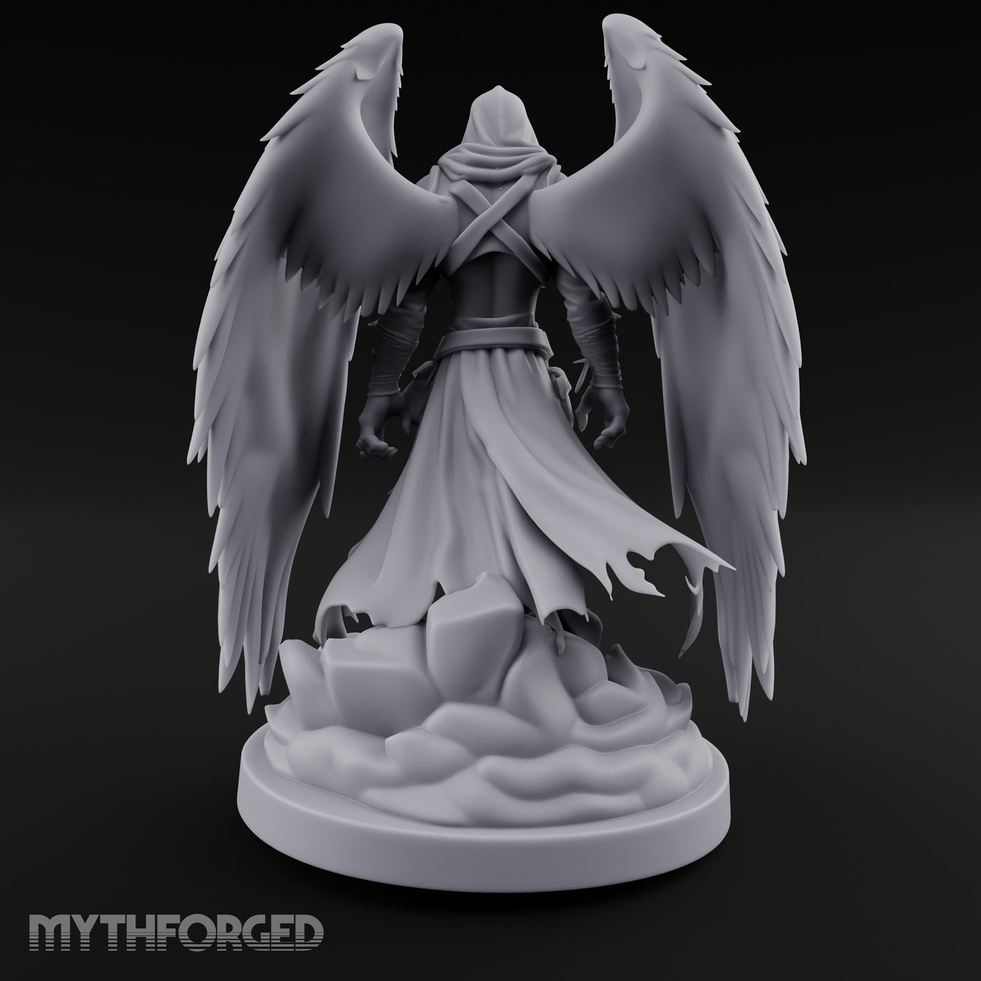 Hooded Cloak Trailing Angel Assassin gallery 10