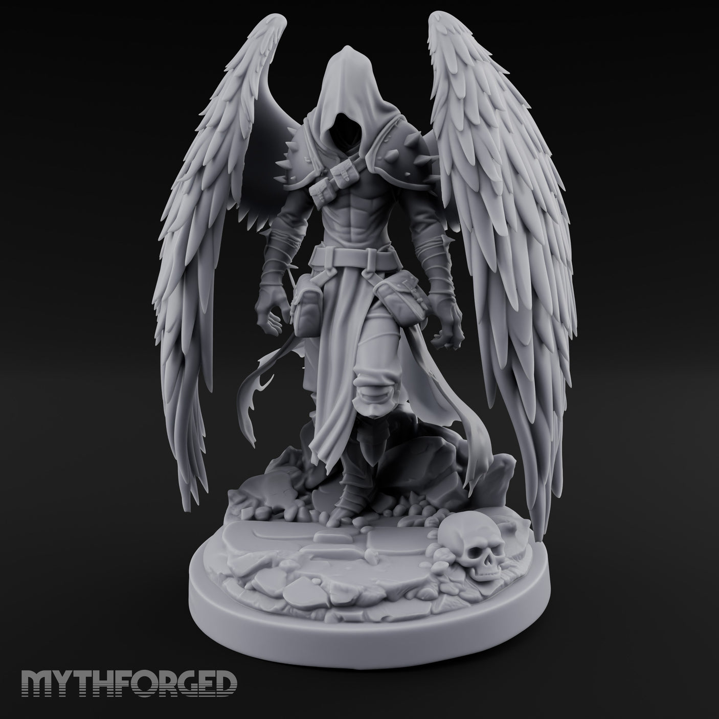 Hooded Cloak Trailing Angel Assassin gallery 18
