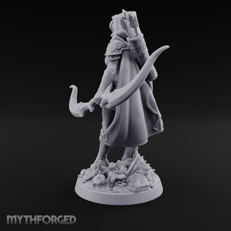 Moonlit Trail, Braid Swinging Elf Archer Ranger