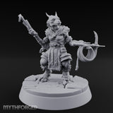 Hook And Rope Wielding Lizardfolk Climber Miniature for Dungeons and Dragons, Pathfinder or other TTRPGs