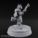 Hook And Rope Wielding Lizardfolk Climber Miniature for Dungeons and Dragons, Pathfinder or other TTRPGs