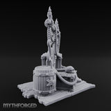 Hook-Hung Candle-Clustered Pirate Dock Clutter Scene Miniature for Dungeons and Dragons, Pathfinder or other TTRPGs