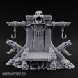 Hook-Hung Rune-Etched Idol Throne Altar Miniature for Dungeons and Dragons, Pathfinder or other TTRPGs