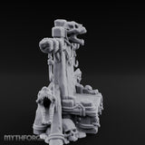 Hook-Hung Rune-Etched Idol Throne Altar Miniature for Dungeons and Dragons, Pathfinder or other TTRPGs
