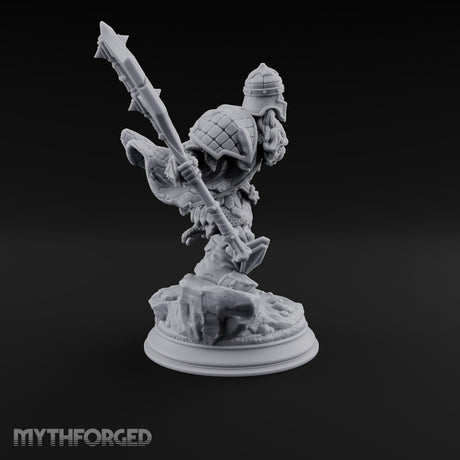 Risen and Roaring Undead Dwarf Warrior C