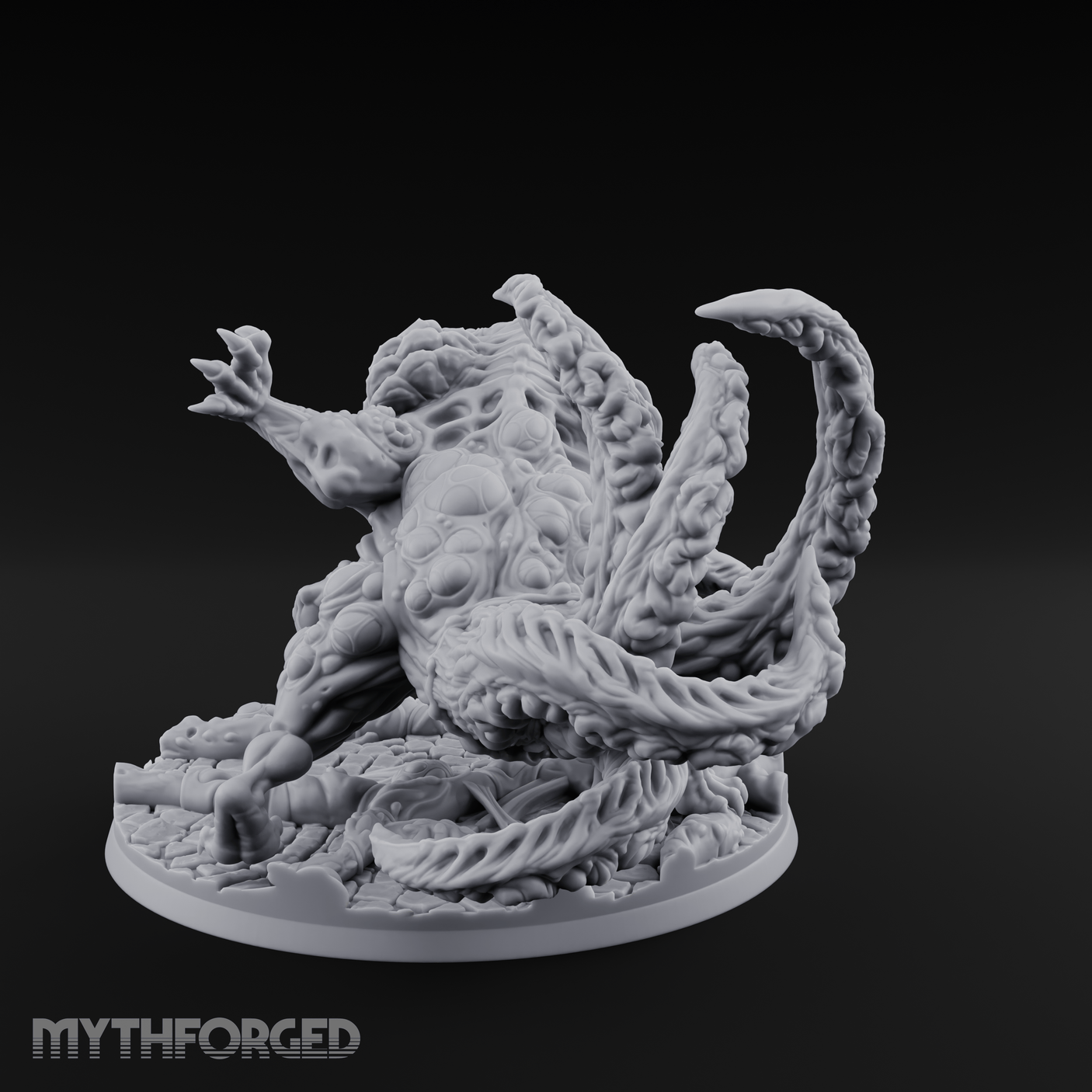 Tentacles Lashing Star Spawn Hulk Brute Miniature for Dungeons and Dragons, Pathfinder or other TTRPGs