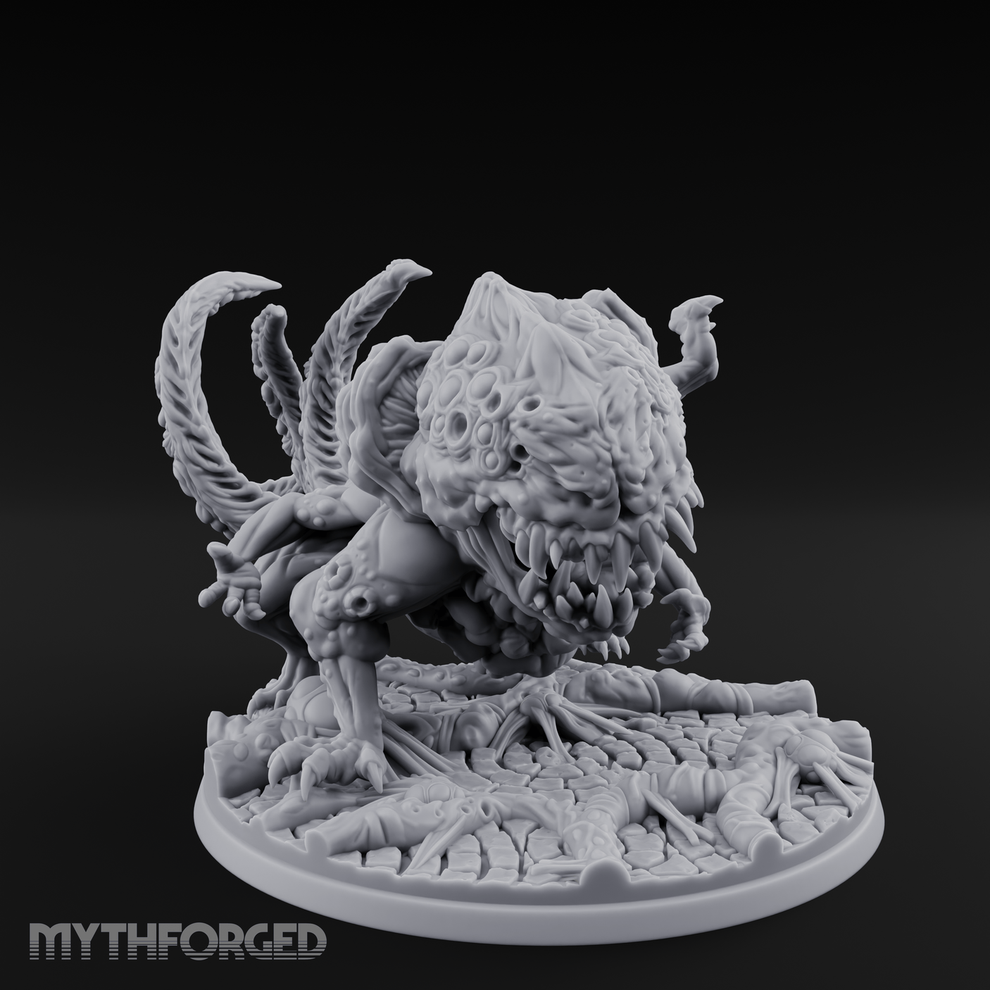 Tentacles Lashing Star Spawn Hulk Brute Miniature for Dungeons and Dragons, Pathfinder or other TTRPGs