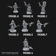 Horde Advancing Nomad Spearmen — Full Set