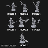 Horde Advancing Nomad Spearmen — Full Set