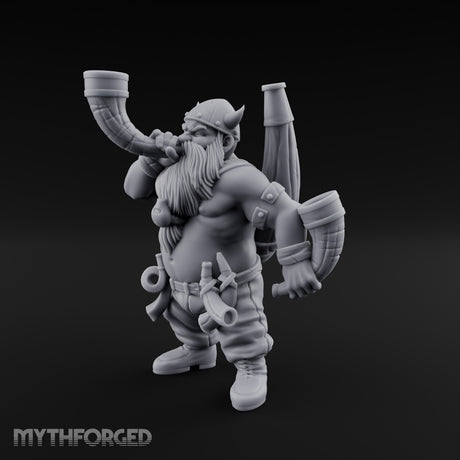 Horn Guzzling Dwarf Barbarian gallery 8