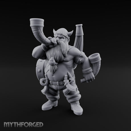 Horn Guzzling Dwarf Barbarian gallery 9