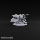 Horn Down, Shell Wide Giant Fire Beetle with Rhinoceros Horn and Open Wing Cases — A