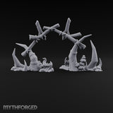 Where the Badlands Grow Teeth Horned Badlands Terrain Piece B
