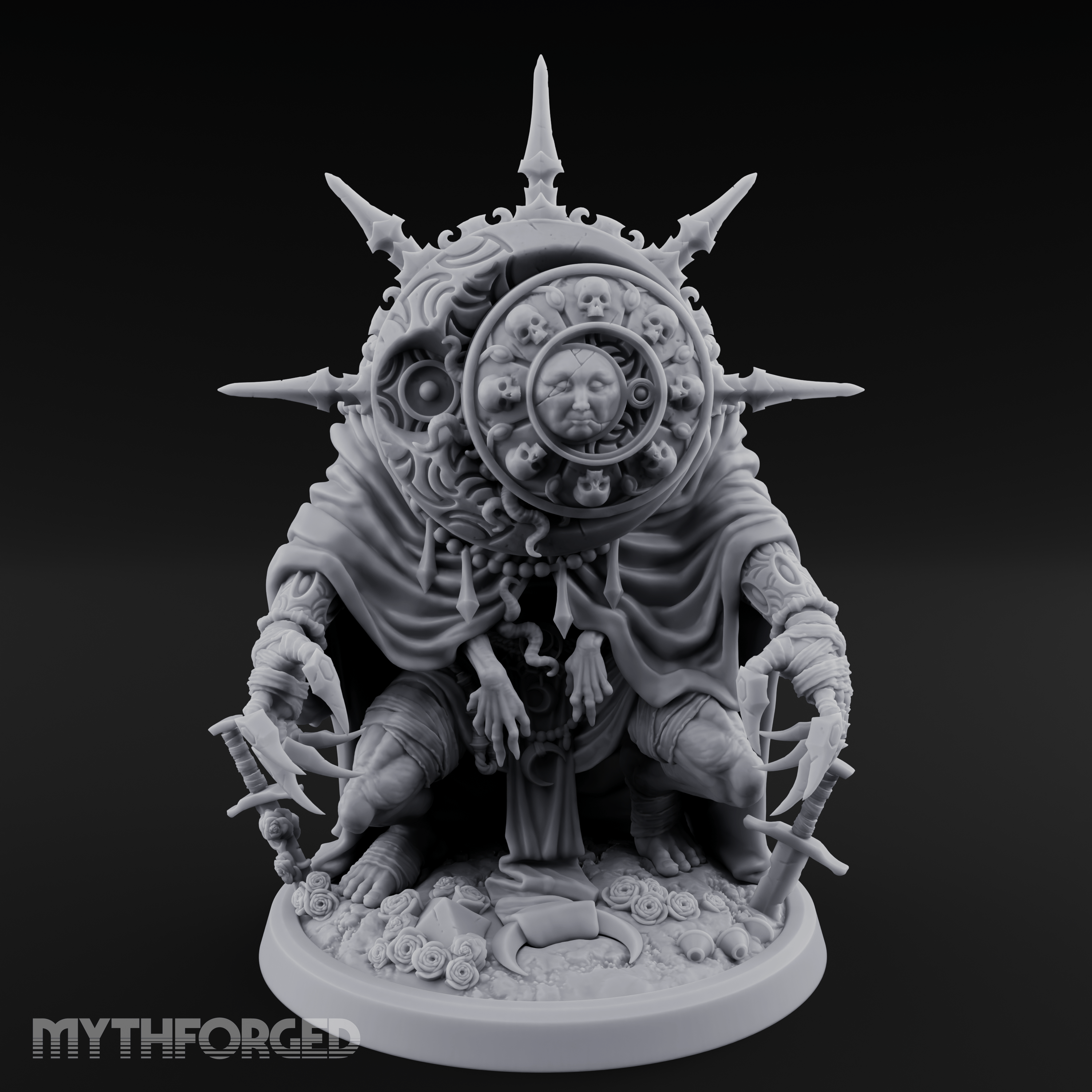 Spikes All Around Golem Timekeeper Construct