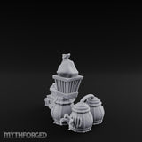 Hose-Linked Sack-Topped Goblin Market Cages & Barrels