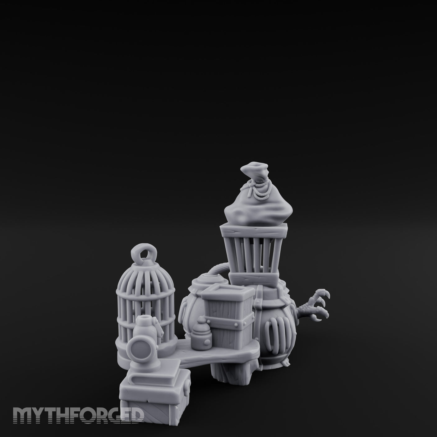 Hose-Linked Sack-Topped Goblin Market Cages & Barrels gallery 4