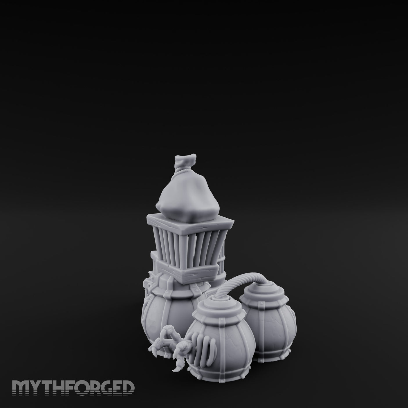 Hose-Linked Sack-Topped Goblin Market Cages & Barrels gallery 9