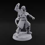 Whip Cracking Hound Master Miniature for Dungeons and Dragons, Pathfinder or other TTRPGs