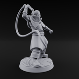 Whip Cracking Hound Master Miniature for Dungeons and Dragons, Pathfinder or other TTRPGs