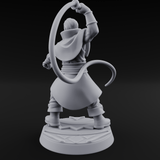 Whip Cracking Hound Master Miniature for Dungeons and Dragons, Pathfinder or other TTRPGs