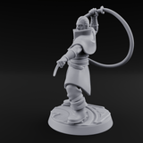 Whip Cracking Hound Master Miniature for Dungeons and Dragons, Pathfinder or other TTRPGs