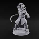 Whip Cracking Hound Master Miniature for Dungeons and Dragons, Pathfinder or other TTRPGs