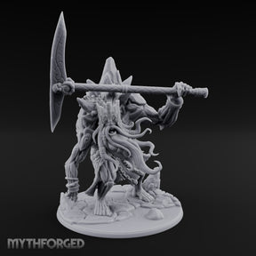 Axe Hoisting Undead Frost Giant Jarl Miniature for Dungeons and Dragons, Pathfinder or other TTRPGs
