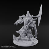 Axe Hoisting Undead Frost Giant Jarl Miniature for Dungeons and Dragons, Pathfinder or other TTRPGs
