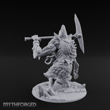 Axe Hoisting Undead Frost Giant Jarl Miniature for Dungeons and Dragons, Pathfinder or other TTRPGs
