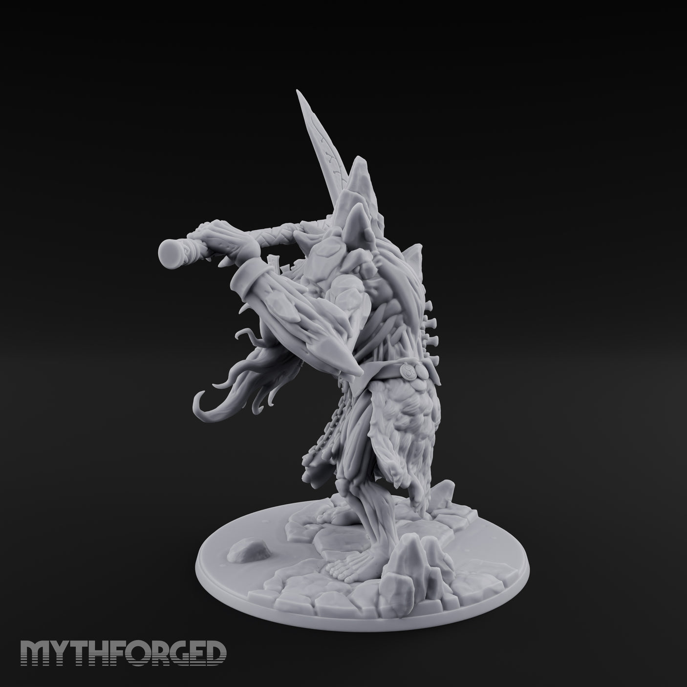 Axe Hoisting Undead Frost Giant Jarl Miniature for Dungeons and Dragons, Pathfinder or other TTRPGs