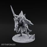 Axe Hoisting Undead Frost Giant Jarl Miniature for Dungeons and Dragons, Pathfinder or other TTRPGs
