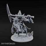 Axe Hoisting Undead Frost Giant Jarl Miniature for Dungeons and Dragons, Pathfinder or other TTRPGs