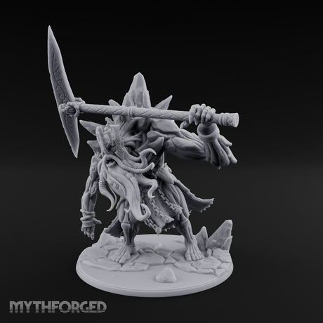 Axe Hoisting Undead Frost Giant Jarl Miniature for Dungeons and Dragons, Pathfinder or other TTRPGs