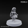 Hula Dancing Halfling Dancer A Miniature for Dungeons and Dragons, Pathfinder or other TTRPGs