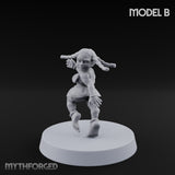 Hula Dancing Halfling Dancer B Miniature for Dungeons and Dragons, Pathfinder or other TTRPGs