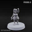 Hula Dancing Halfling Dancer D Miniature for Dungeons and Dragons, Pathfinder or other TTRPGs
