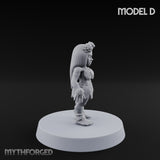 Hula Dancing Halfling Dancer D Miniature for Dungeons and Dragons, Pathfinder or other TTRPGs