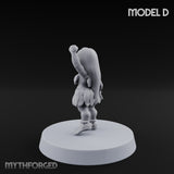 Hula Dancing Halfling Dancer D Miniature for Dungeons and Dragons, Pathfinder or other TTRPGs