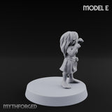 Hula Dancing Halfling Dancer E Miniature for Dungeons and Dragons, Pathfinder or other TTRPGs
