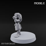 Hula Dancing Halfling Dancer E Miniature for Dungeons and Dragons, Pathfinder or other TTRPGs