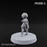 Hula Dancing Halfling Dancer G Miniature for Dungeons and Dragons, Pathfinder or other TTRPGs