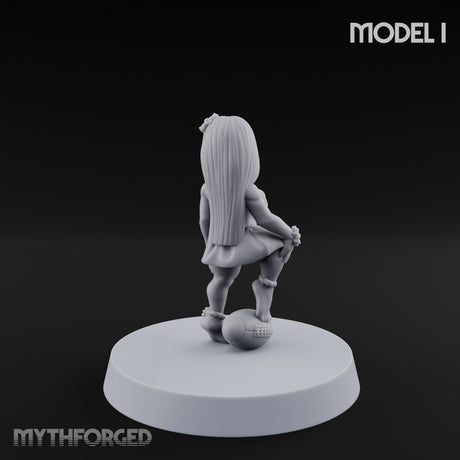 Hula Dancing Halfling Dancer I Miniature for Dungeons and Dragons, Pathfinder or other TTRPGs
