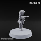 Hula Dancing Halfling Dancer M Miniature for Dungeons and Dragons, Pathfinder or other TTRPGs