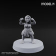 Hula Dancing Halfling Dancer N Miniature for Dungeons and Dragons, Pathfinder or other TTRPGs