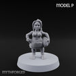 Hula Dancing Halfling Dancer P Miniature for Dungeons and Dragons, Pathfinder or other TTRPGs