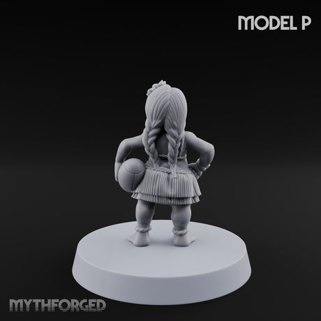 Hula Dancing Halfling Dancer P Miniature for Dungeons and Dragons, Pathfinder or other TTRPGs