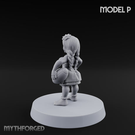 Hula Dancing Halfling Dancer P Miniature for Dungeons and Dragons, Pathfinder or other TTRPGs