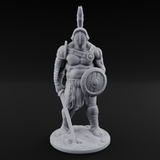 Sword Dragging Human Gladiators Miniature for Dungeons and Dragons, Pathfinder or other TTRPGs